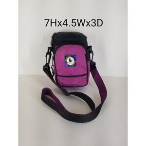 Vtg Quality Camera Accessories Purple Camera Carrying Case 90s Style & Strap